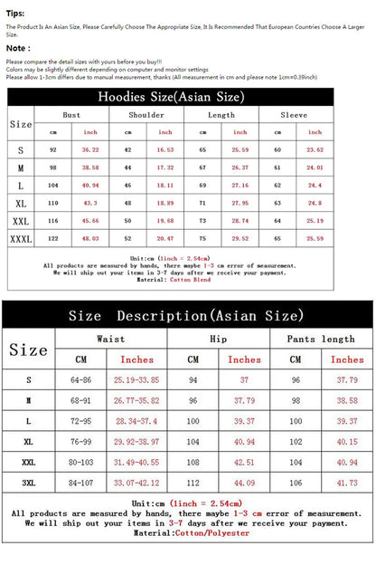 Basic Fleece Hoodies And Sweat Pants Set Men Jogger Set Wholesale Track Suit Sportswear Tracksuits Unisex Ensemble Jogging Homme