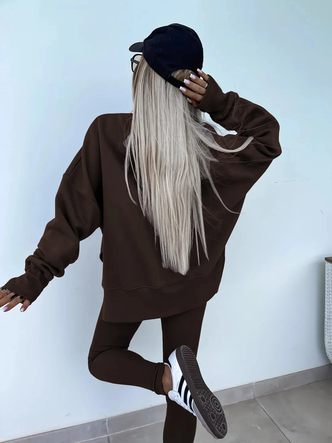 Autumn Tight Trousers Hoodie Women Suit Fashion Casual Tracksuit 2 Piece Set Female Sweatshirt Pullover Jogger Sweatpants Outfit