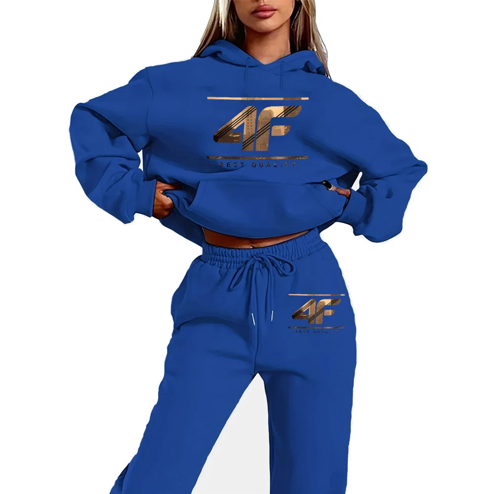 Hot Sales Women's Tracksuit Hoodies Stripe Casual Single Piece Sweatshirts and Daily Sweatpants Comfort Outdoor Jogging Sports