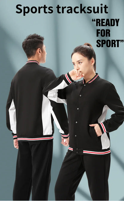 Wholesale Men Winter Tracksuits Custom Logo Stripe Soccer Tracksuit Personalized Training Casual Unisex Football Tracksuits 6663