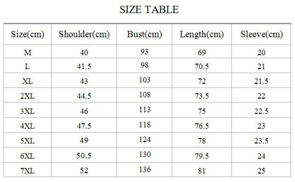 Striped Plaid Short-sleeved Shirt Men's Single-breasted Square Collar Cotton Shirts Summer Fashion Casual Camisa Men Chemise 7XL