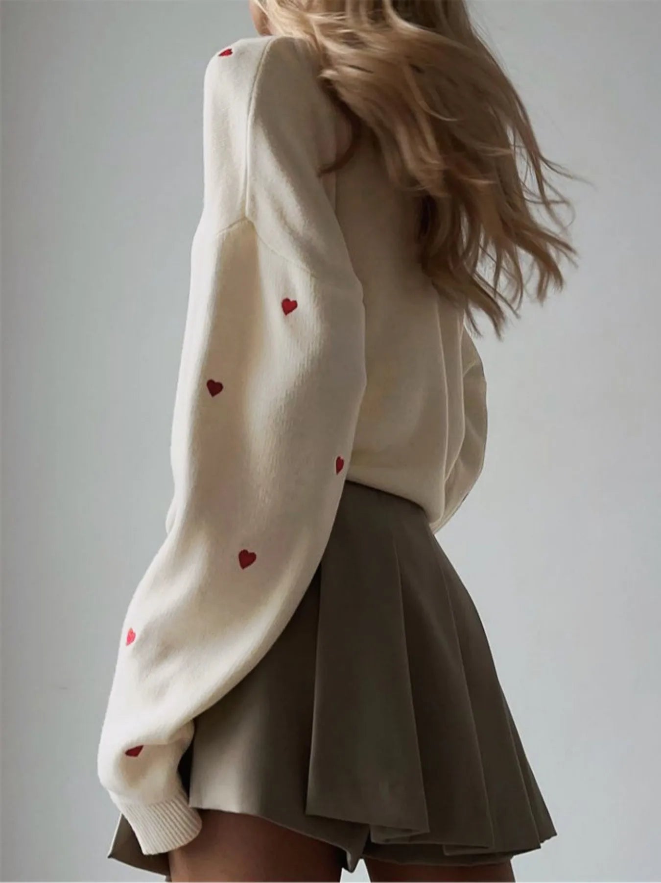 Amoura Heart Knit Sweater