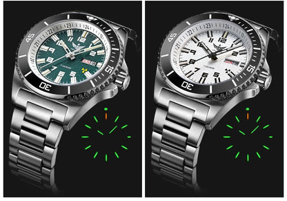 Yelang V1031 Luxury Men Brand Watch 44mm Diver Water Watches Japan 8205 Automatic Mechanical movement Luminous 300M Waterproof