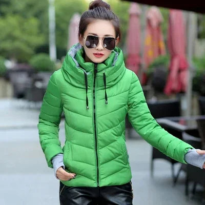 Cheap wholesale 2018 new winter  Hot selling women's fashion casual warm jacket female bisic coats T1192