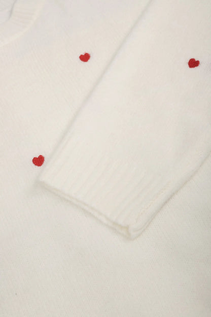 Amoura Heart Knit Sweater