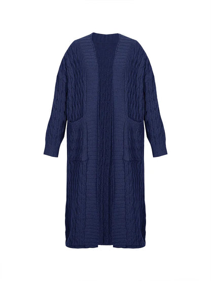 CozyFall Long Knit Cardigan