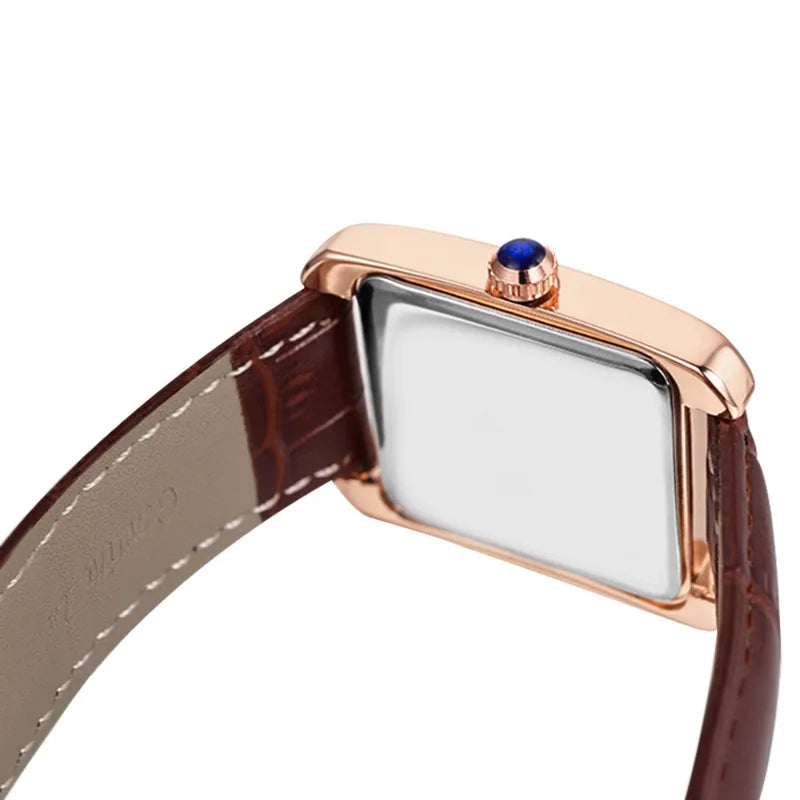 Square Quartz Watch Tank Men