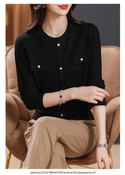 2023 Women Sweaters Autumn Winter Long Sleeve Pullovers Knitwears Warm Pullovers Korean Fashion Bottoming Shirts Slim Fit Jumper