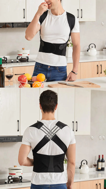 Adjustable Back Posture Corrector for Women and Men