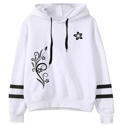 New in Womens Tracksuit Casual Print Sweatshirts Outdoors Sports Jogging Womens Clothing Single Piece Stripe Hoodies Streetwear