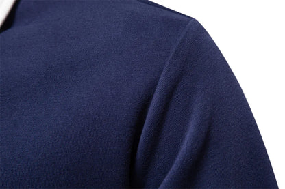 Autumn Men's Long Sleeve Sweater Shirt Solid Color Casual Long Sleeve Sports Shirt High Quality Casual Daily Men's Sports Shirt