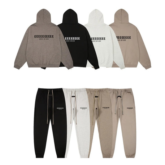 25fw Classic Brand Hoodies Sweatpants Set High Quality Fleece Sweatshirts Men Women Hiphop Streetwear Oversize Tracksuits Sets