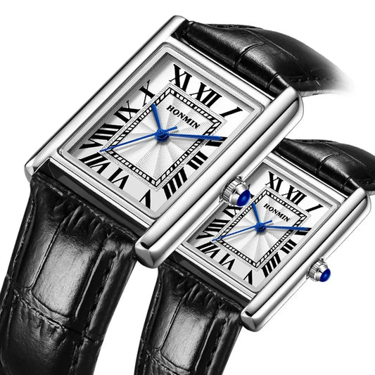 Square Quartz Watch Tank Men