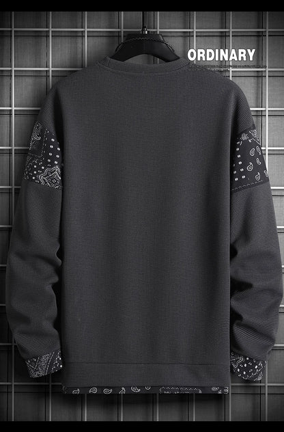 2024 New Mens Fashion Casual Hoodie Male Sportswear Pullover Patchwork Autumn Hoodie Sweatshirt Large Size Men Hip Hop Hoodies