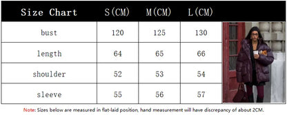 Fashion Burgundy Winter Warm Thicken Zipper Jacket Women Chic Stand Collar Pocket Cotton Coat 2024 Autumn Winter Lady Streetwear