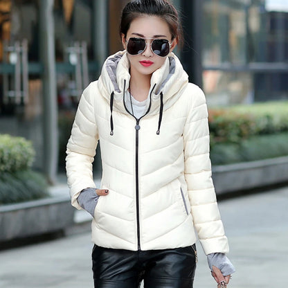 Cheap wholesale 2018 new winter  Hot selling women's fashion casual warm jacket female bisic coats T1192