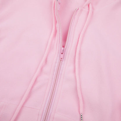 Autumn Winter Double-sided Velvet Vest 3 Piece Set For Woman's Fashion Hooded Sweatshirt Jacket Slim Pocket Trousers Female Suit
