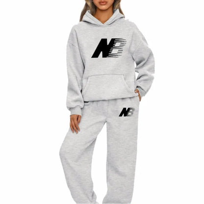 New Autumn Winter Women Tracksuit Hoodies + Pants 2Pcs Sets Suit Fashion Trend Jogging Clothing Sportswear Sweatshirts