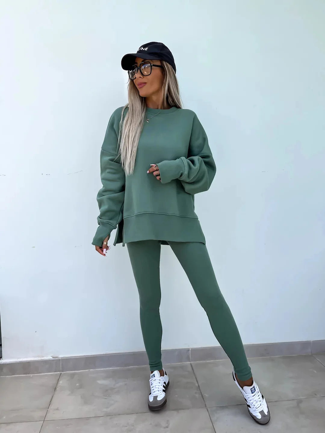Autumn Tight Trousers Hoodie Women Suit Fashion Casual Tracksuit 2 Piece Set Female Sweatshirt Pullover Jogger Sweatpants Outfit