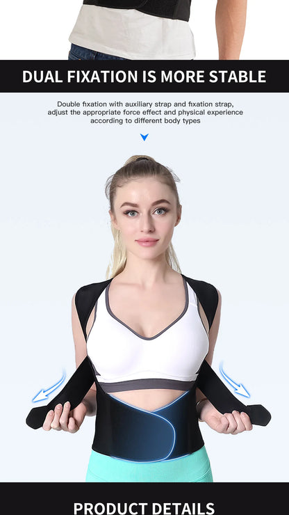Adjustable Back Posture Corrector for Women and Men