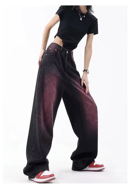 Autumn Jeans Women's Fashion Literary Trend Loose Washed Youth Fashion High Street Harajuku Women's Jeans