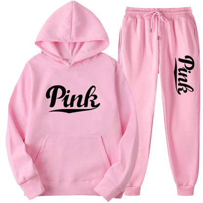 Tracksuits Men/Women Casual Solid Warm Suits Hoodies Sweatpants Autumn Winter Pullover Sweatshirts Pants Sports Suit Two Piece