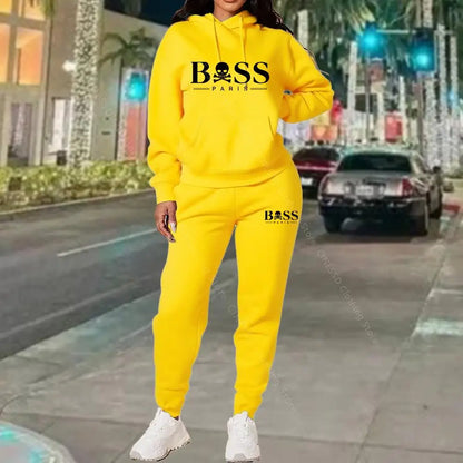 2026 New Women's Tracksuit Sweatshirt Sweatpant High Quality Outfits Suit Designer Luxury Autumn Winter Clothing Women Pants Set