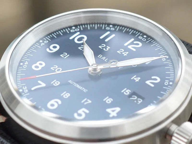 Baltany Calendar Field Wristwatches 32mm S2049 NH35 Sapphire Crystal Luminous 10ATM Stainless Steel Automatic Mechanical Watches