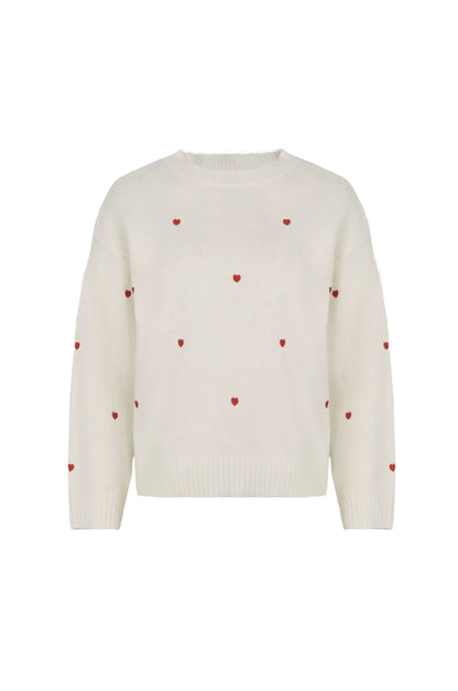 Amoura Heart Knit Sweater