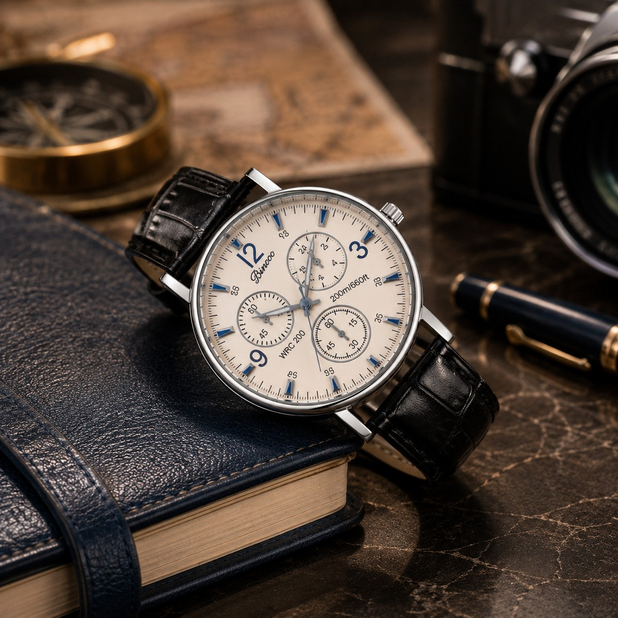 SLEEK ANALOG WATCH