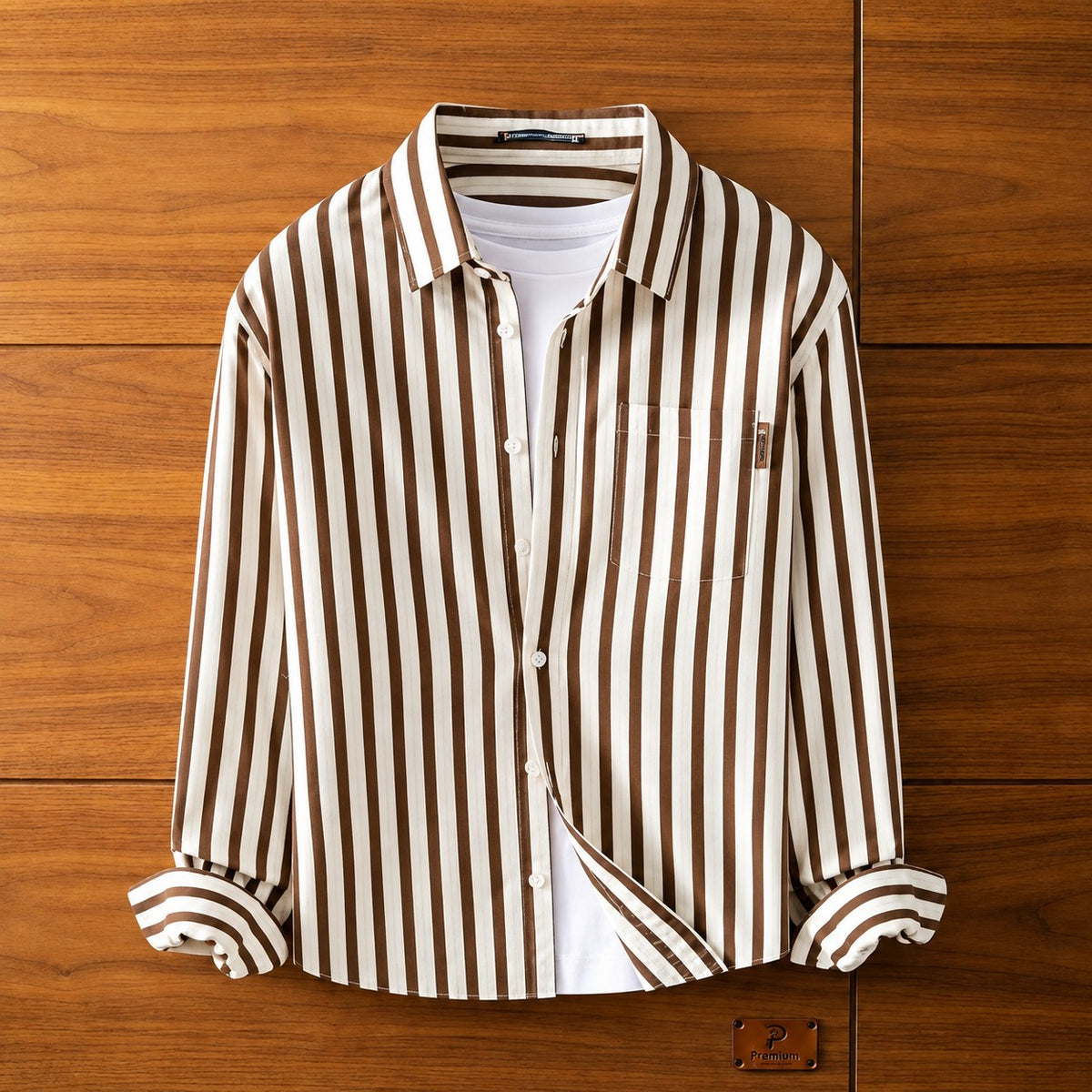 SLIM FIT STRIPED SHIRT