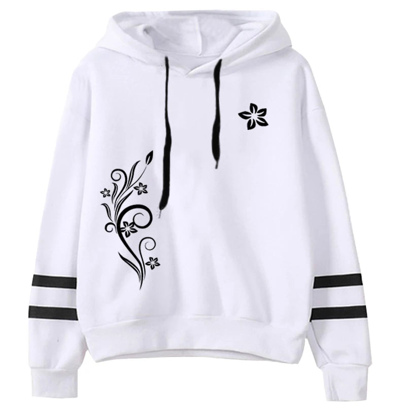 New in Womens Tracksuit Casual Print Sweatshirts Outdoors Sports Jogging Womens Clothing Single Piece Stripe Hoodies Streetwear