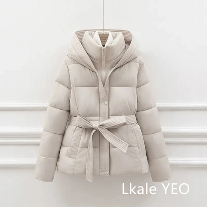 Women's Down Cotton Padded Jacket 2024 Short Loose Korean Version  Ladies Outerwear Comfortable Elegant Lady Winter Parka Coat
