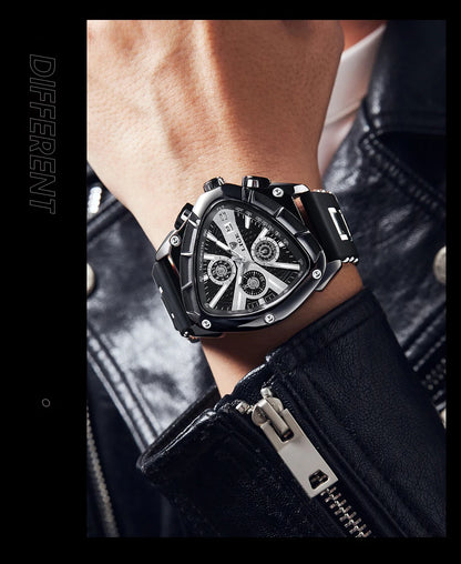 LIGE Chronograph Fashion Men's Casual Watches Stainless Steel Quartz Wrist Watch Man Calendar Male Sports Luminous Clock Relogio