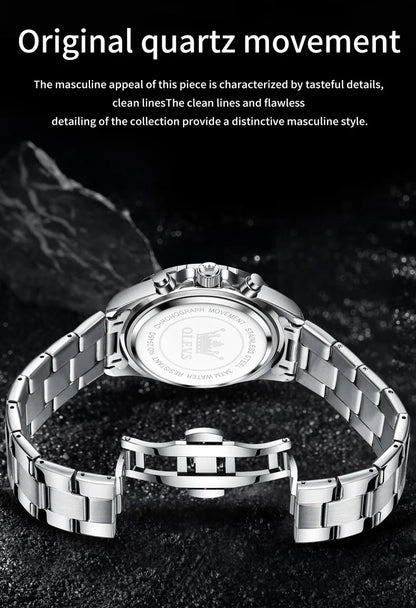 OLEVS Original Brand Men's Watches High Quality Stainless steel Waterproof Luminous Sports Date Watch for Man Reloj Hombre