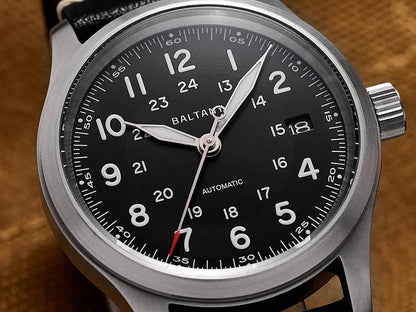 Baltany Calendar Field Wristwatches 32mm S2049 NH35 Sapphire Crystal Luminous 10ATM Stainless Steel Automatic Mechanical Watches