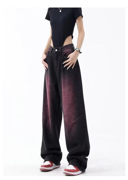 Autumn Jeans Women's Fashion Literary Trend Loose Washed Youth Fashion High Street Harajuku Women's Jeans