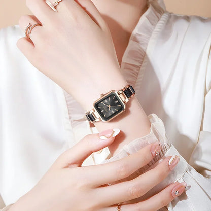 New Fashion Women Watch Versatile Square Dial Quartz Watches Luxury Ladies Gift Wristwatch Reloj Mujer Montre Femme Dropshipping