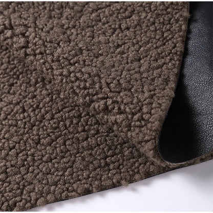 Vintage Faux Pu Leather Winter Jackets Women Casual Patchwork Lace Up Full Sleeve Female Coat Turn-down Collar Ladies Outwears