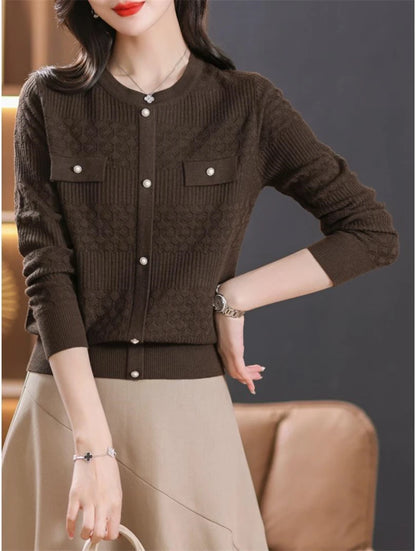 2023 Women Sweaters Autumn Winter Long Sleeve Pullovers Knitwears Warm Pullovers Korean Fashion Bottoming Shirts Slim Fit Jumper