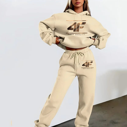 Hot Sales Women's Tracksuit Hoodies Stripe Casual Single Piece Sweatshirts and Daily Sweatpants Comfort Outdoor Jogging Sports