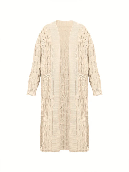 CozyFall Long Knit Cardigan