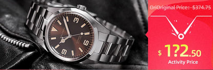 Baltany Calendar Field Wristwatches 32mm S2049 NH35 Sapphire Crystal Luminous 10ATM Stainless Steel Automatic Mechanical Watches