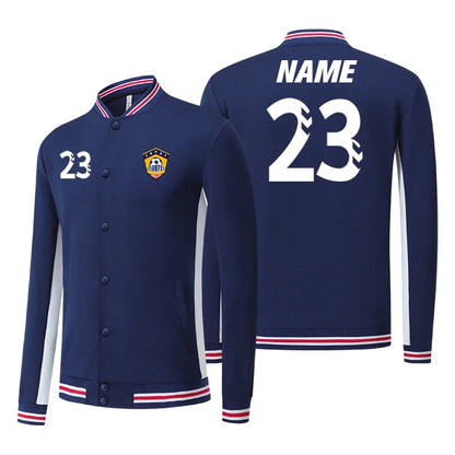 Wholesale Men Winter Tracksuits Custom Logo Stripe Soccer Tracksuit Personalized Training Casual Unisex Football Tracksuits 6663