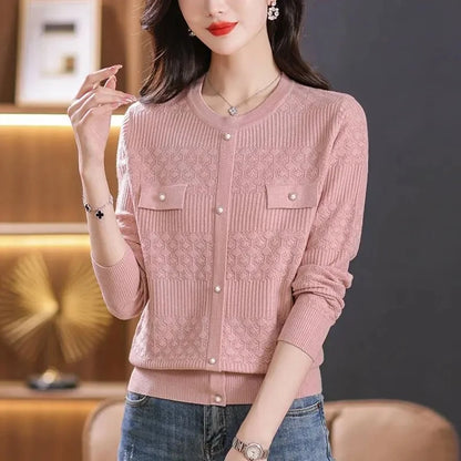 2023 Women Sweaters Autumn Winter Long Sleeve Pullovers Knitwears Warm Pullovers Korean Fashion Bottoming Shirts Slim Fit Jumper