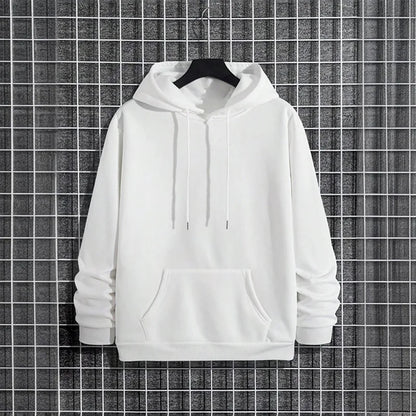 New Mens Tracksuit Solid Color Casual Sweatshirt Streetwear Sports Jogging Man Clothing Autumn Winter Single Piece Hoodies Pants