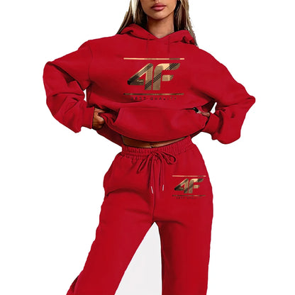 Hot Sales Women's Tracksuit Hoodies Stripe Casual Single Piece Sweatshirts and Daily Sweatpants Comfort Outdoor Jogging Sports