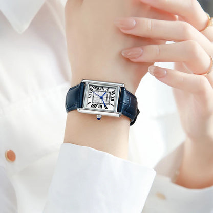 Square Quartz Watch Tank Men