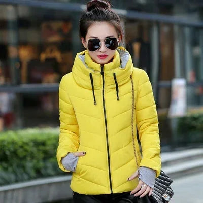 Cheap wholesale 2018 new winter  Hot selling women's fashion casual warm jacket female bisic coats T1192