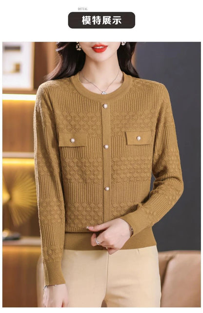 2023 Women Sweaters Autumn Winter Long Sleeve Pullovers Knitwears Warm Pullovers Korean Fashion Bottoming Shirts Slim Fit Jumper